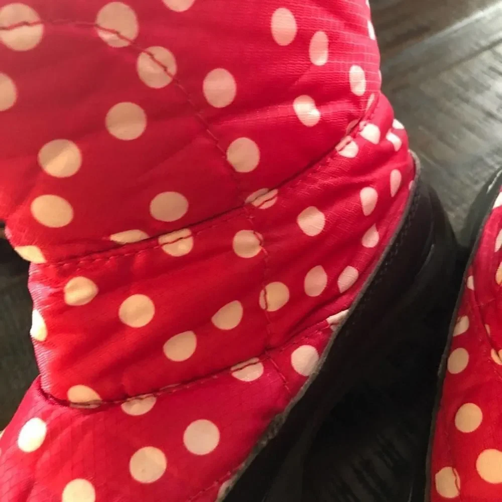 Itasca Pink Polka Dot Scamp Girl’s Snow Boots
